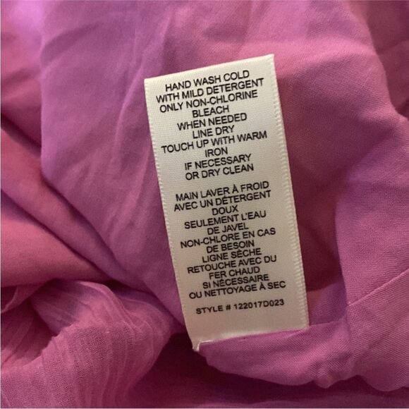 Rebecca Taylor NWT Chiffon Pleated Split Short Sleeve
Midi Orchid 4 MSRP $495 - Picture 10 of 10